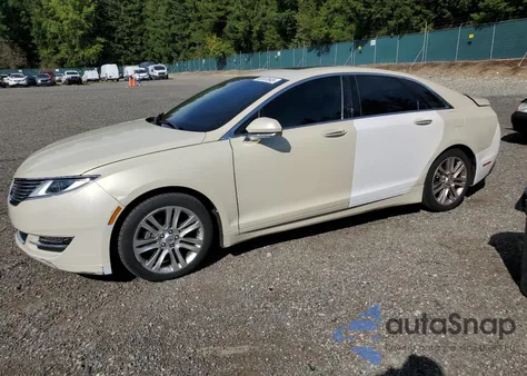 2014 Lincoln Mkz Hybrid из США, поврежденный, VIN 3LN6L2LU1ER829898